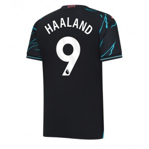 Manchester City Erling Haaland #9 Replica Third Stadium Shirt 2023-24 Short Sleeve